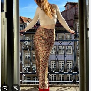 Realisation Par The Joni Maxi Skirt in Dahlia size M